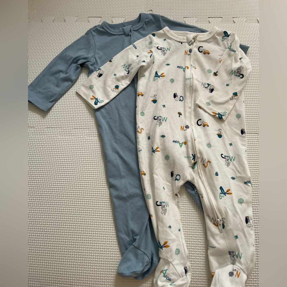 First Impressions Blue and White One Piece
